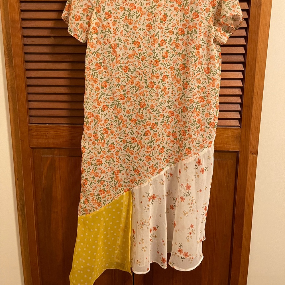 Sheer patchwork dress - Picture 2 of 6